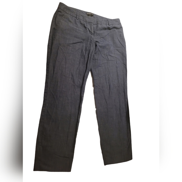 Express Chambray dress pants SZ 6 Regular - Picture 2 of 4